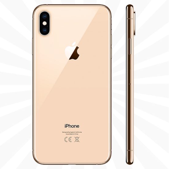 Cheapest Apple iPhone XS Max 64GB Gold giffgaff Unlimited + Unlimited + 40GB at £20 Monthly ...