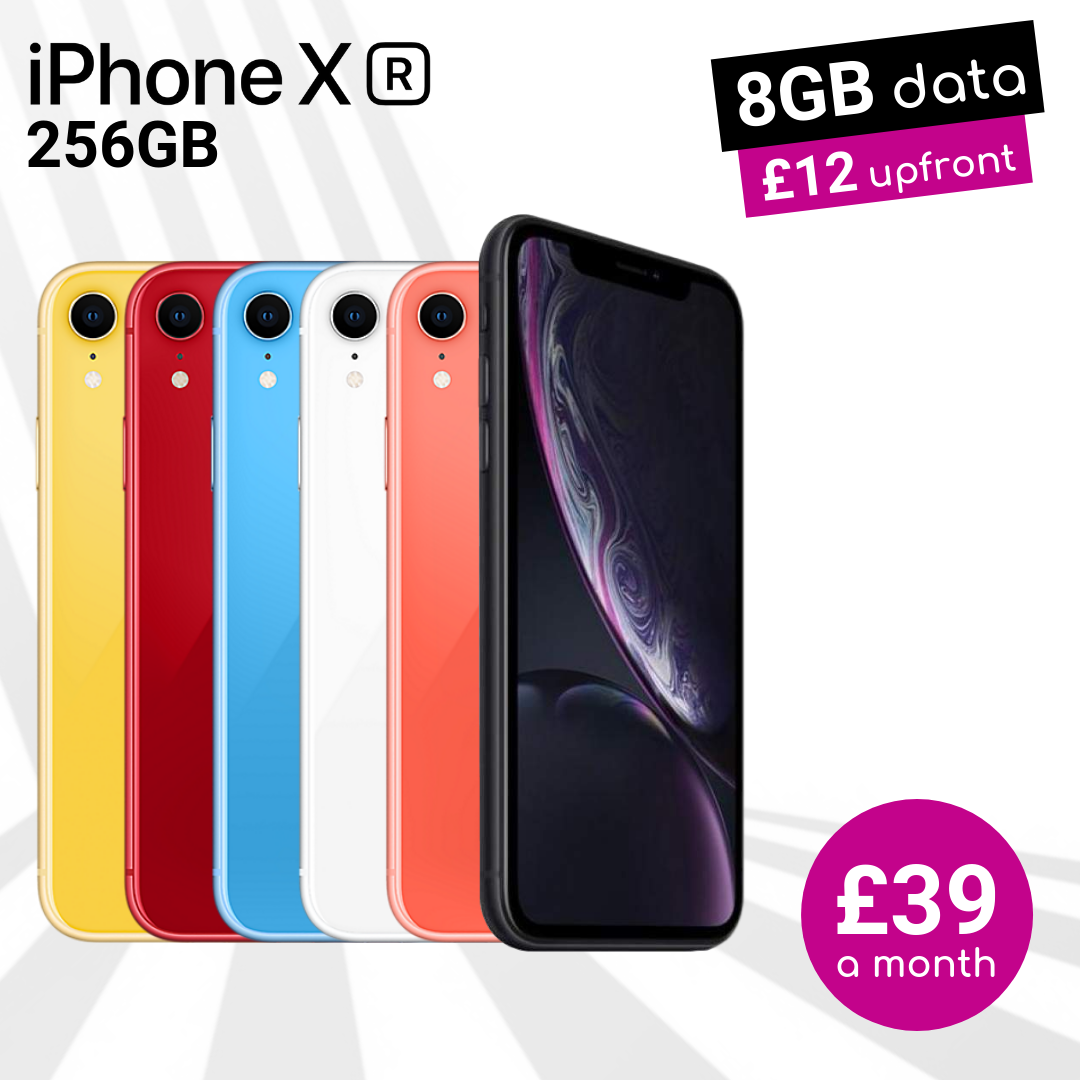 iPhone XR 256GB discounted data deals