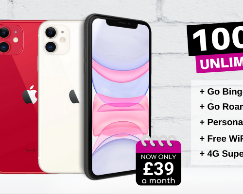 iPhone 11 cheapest contract with 100GB data Archives - Phones LTD
