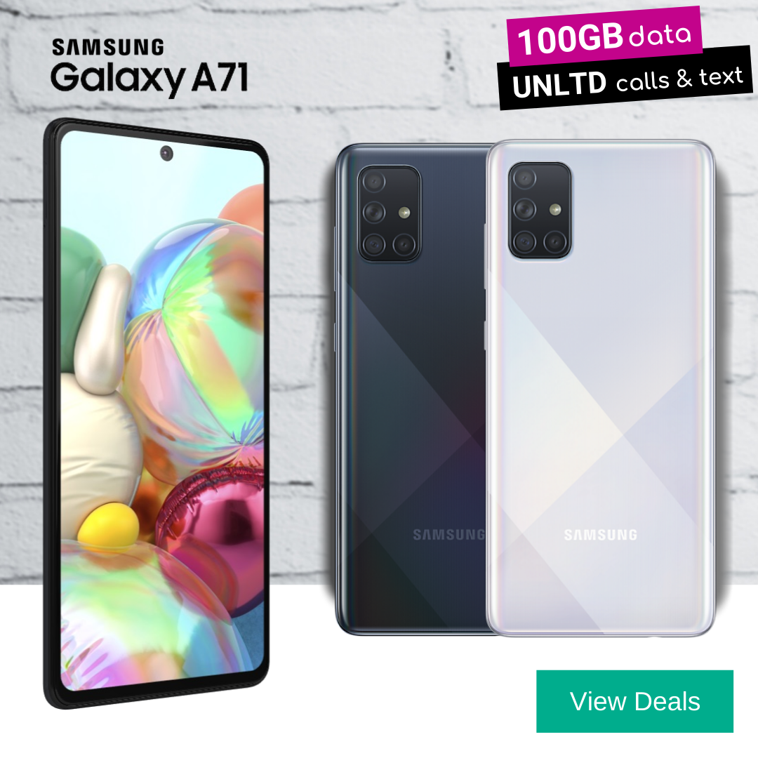 Best contract deals for Samsung A71