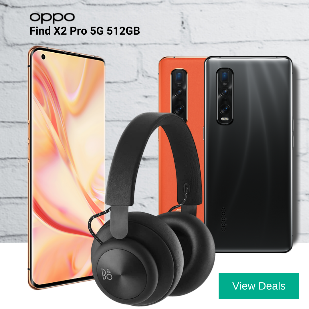 Free B&O H4 headphones worth £250 with Oppo Find X2 Pro 5G deals