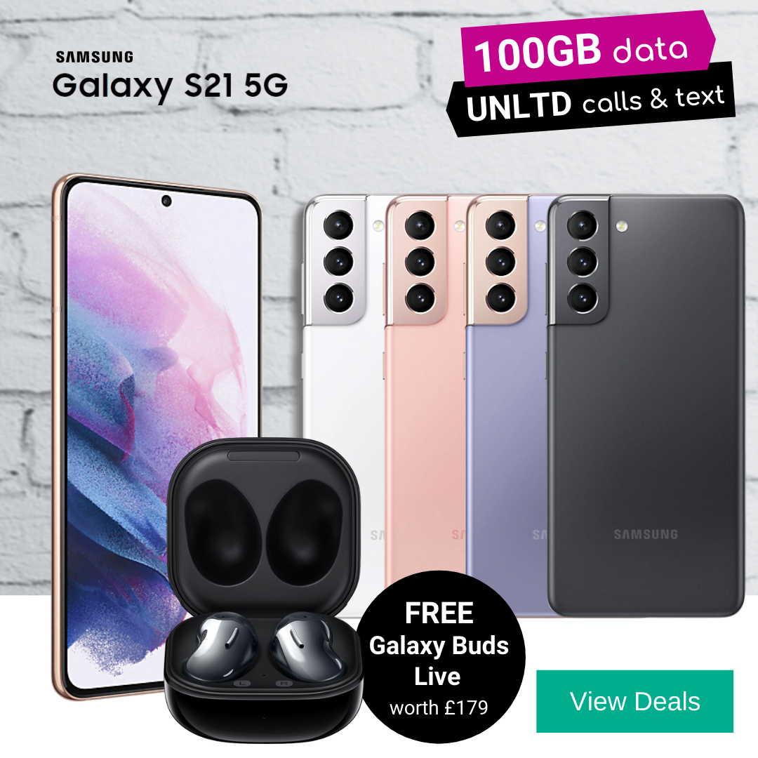 Free Galaxy Buds Live with Samsung S21 Deals