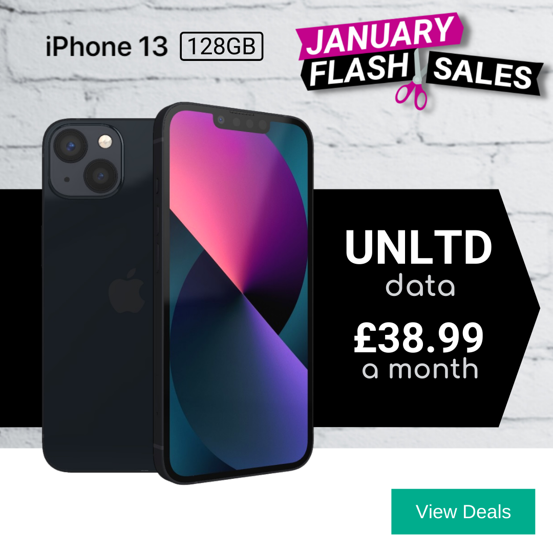 iPhone 13 Unlimited Data Deals January Flash Sales