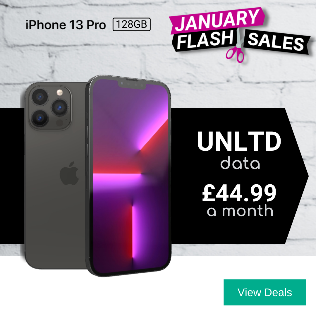 iPhone 13 Pro unlimited data deals January Sales Special Offers