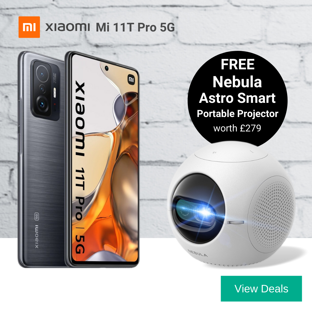 Xiaomi 11T Pro Black Friday deals with free Nebula Astro Smart Portable Projector