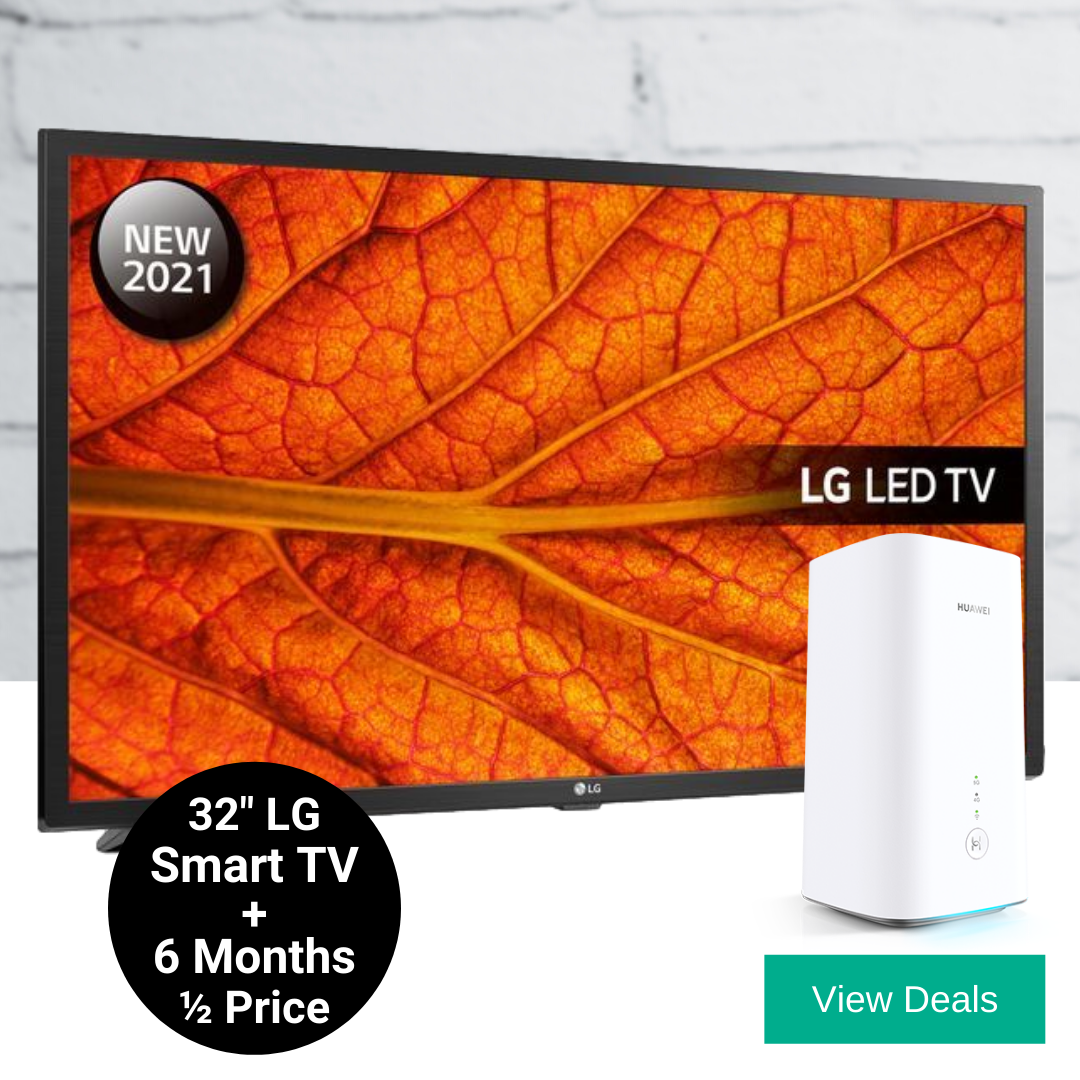 Free LG LED HD Smart TV with 5G Home Hub Broadband Deals