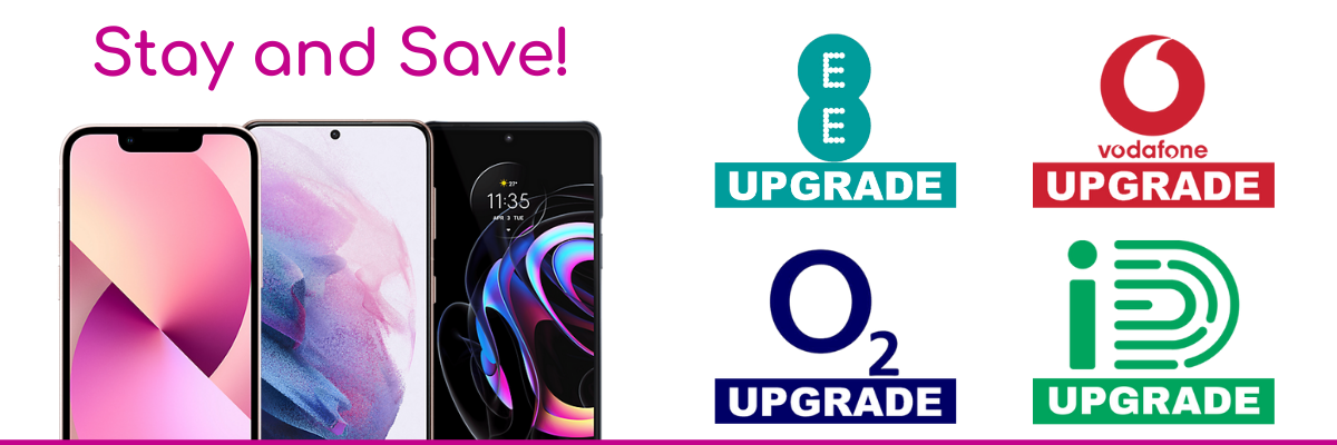 O2, Vodafone, EE and iD Mobile Upgrade Deals