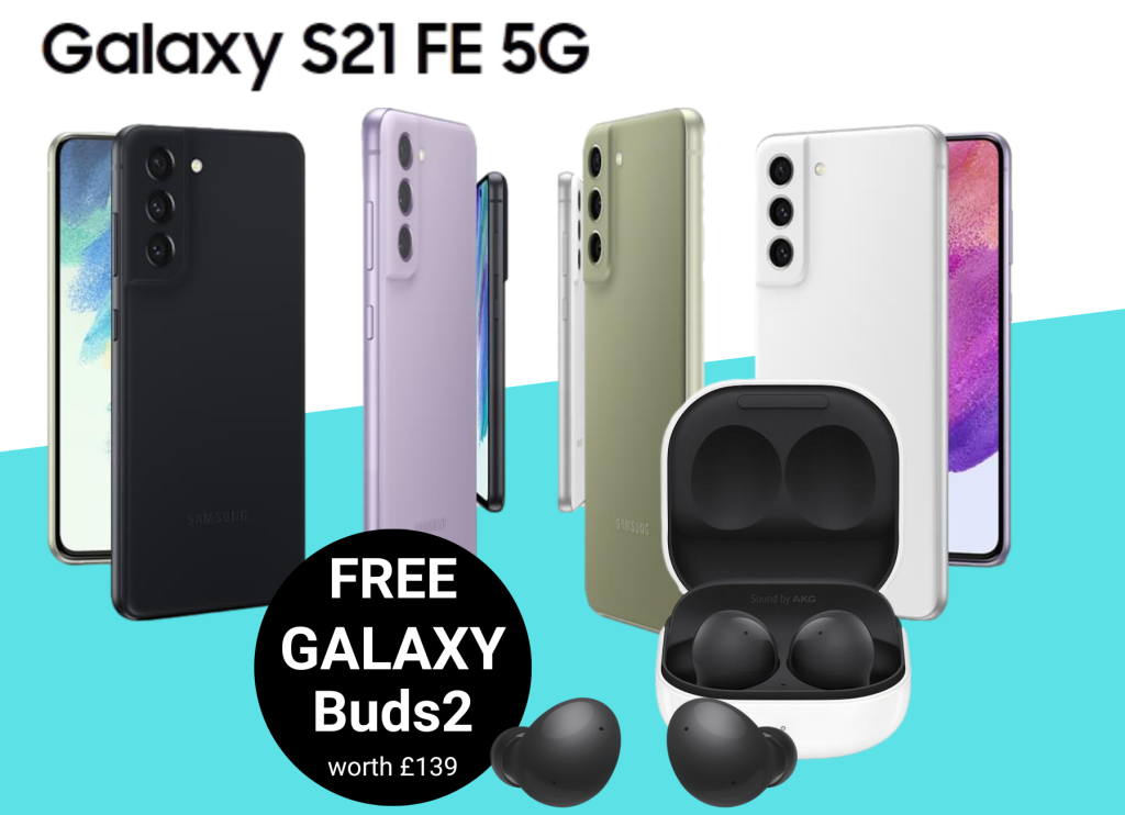 Free Galaxy Buds2 with Samsung S21 FE Deals