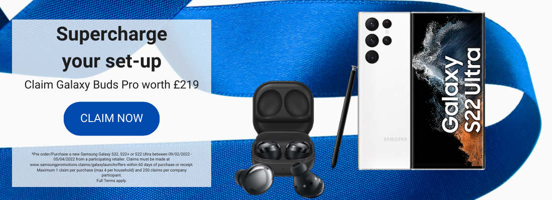 Free Galaxy Buds Pro with Samsung S22 Ultra Deals