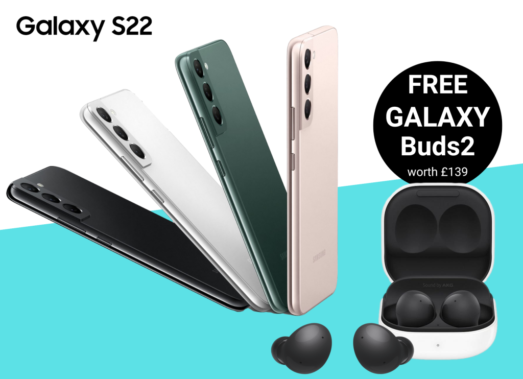 Free Galaxy Buds2 with Samsung S22 Deals