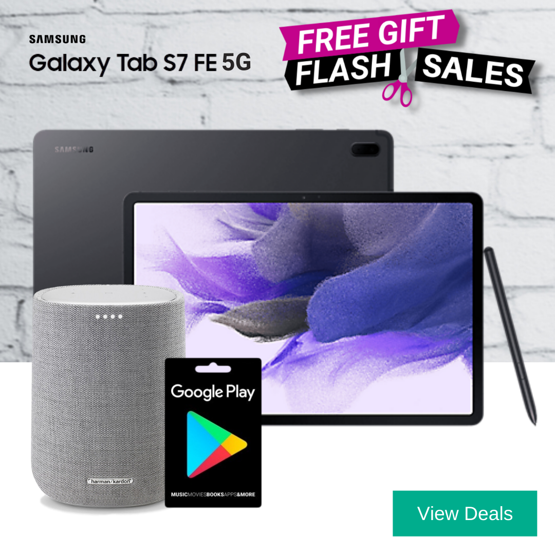 Free Gifts with Samsung Galaxy Tab S7 FE 5G Deals