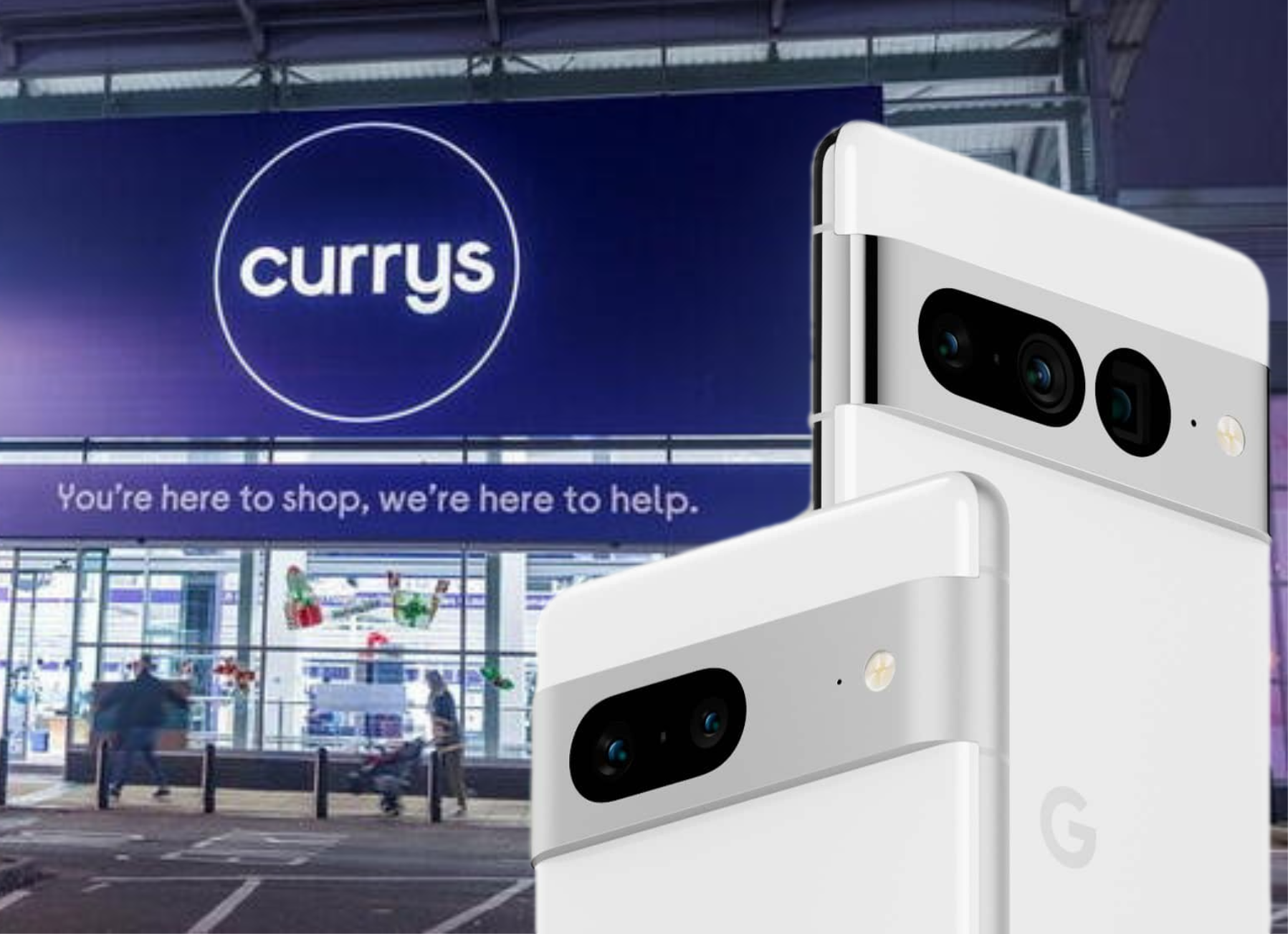 Free £100 Currys Gift Card with Google Pixel 6a, 7 and 7 Pro Deals