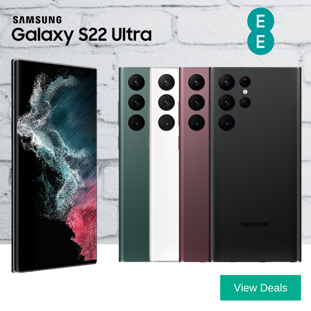 Samsung Galaxy S22 Ultra Trade In Deals on EE for existing customers