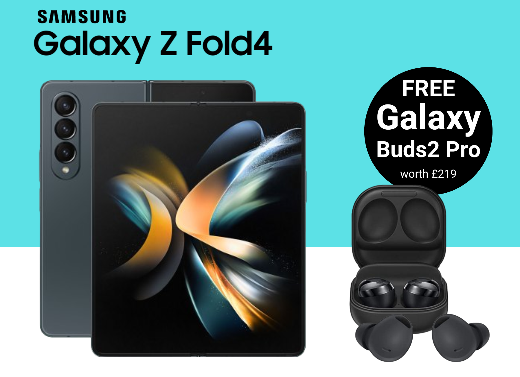 Samsung Z Fold4 Deals with Free Galaxy Buds2 Pro