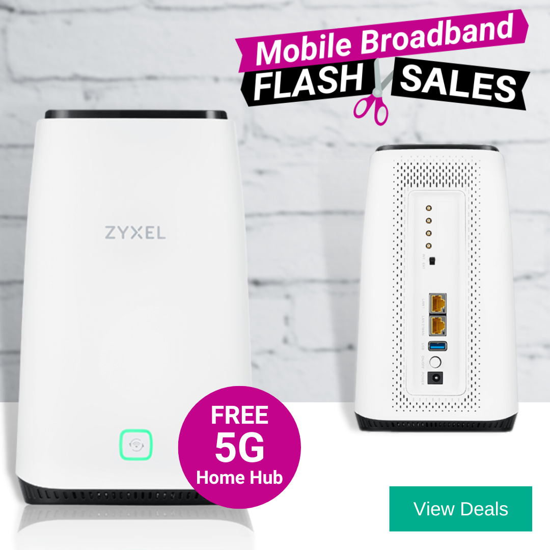 Three Launch New Zyxel 5G Broadband Router Deals to replace ZTE MC801A