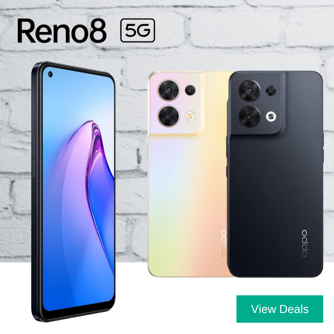 Oppo Reno8 Deals with Free Oppo Enco Earphones and Free Oppo Band