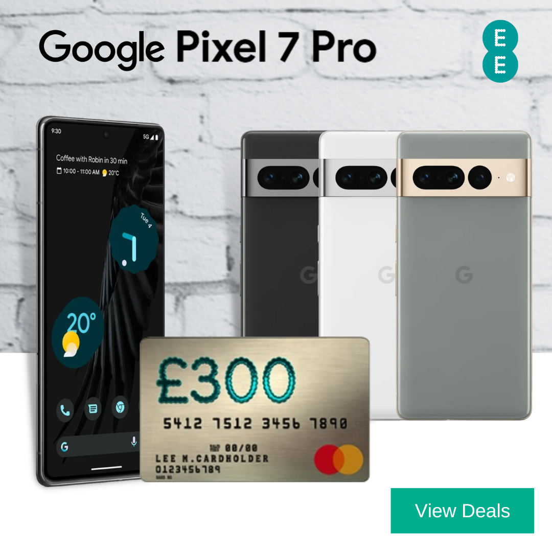 Google Pixel 7 Pro EE Deals