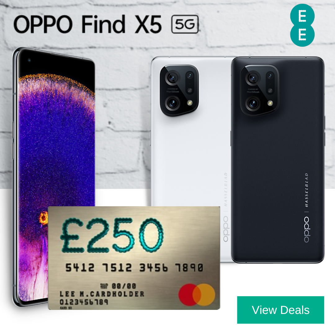 OPPO FIND X5 SERIES AVAILABLE ON EE – THE UK'S NO. 1 5G NETWORK
