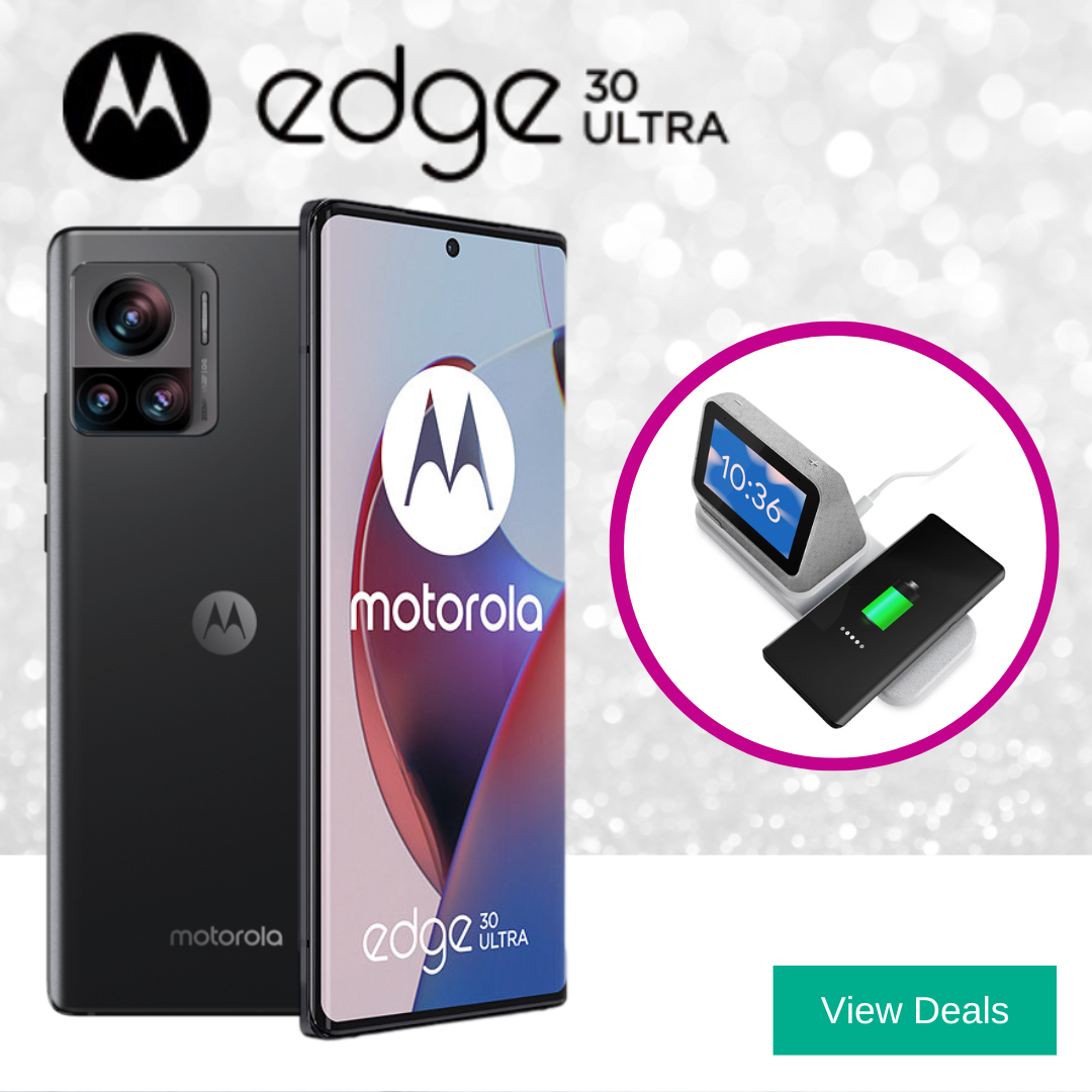 Free Lenovo Smart Clock 2 and wireless charging dock with Motorola Edge 30 Ultra deals
