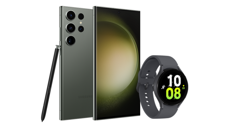Samsung Galaxy S23 Ultra EE deals with free Galaxy Watch5