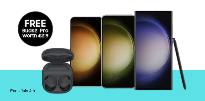 Free Galaxy Buds2 Pro with Samsung S23 Series