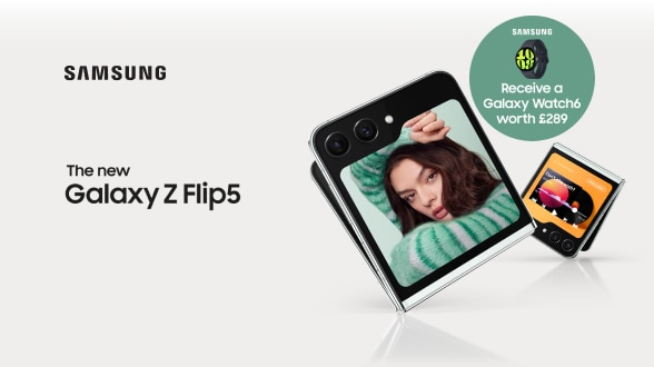 Free Galaxy Watch6 with Samsung Galaxy Z Flip5 deals