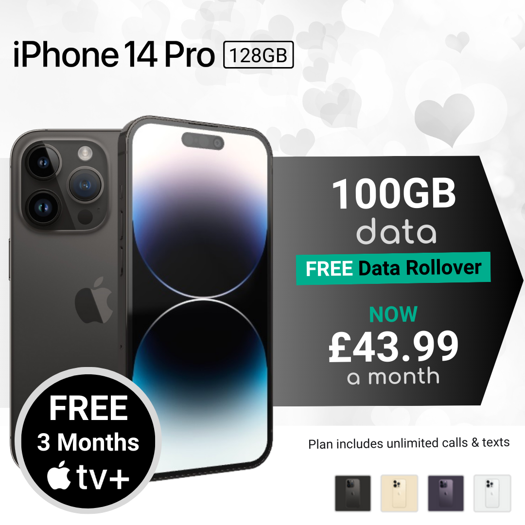 Cheapest 100GB data deals for iPhone 14 Pro