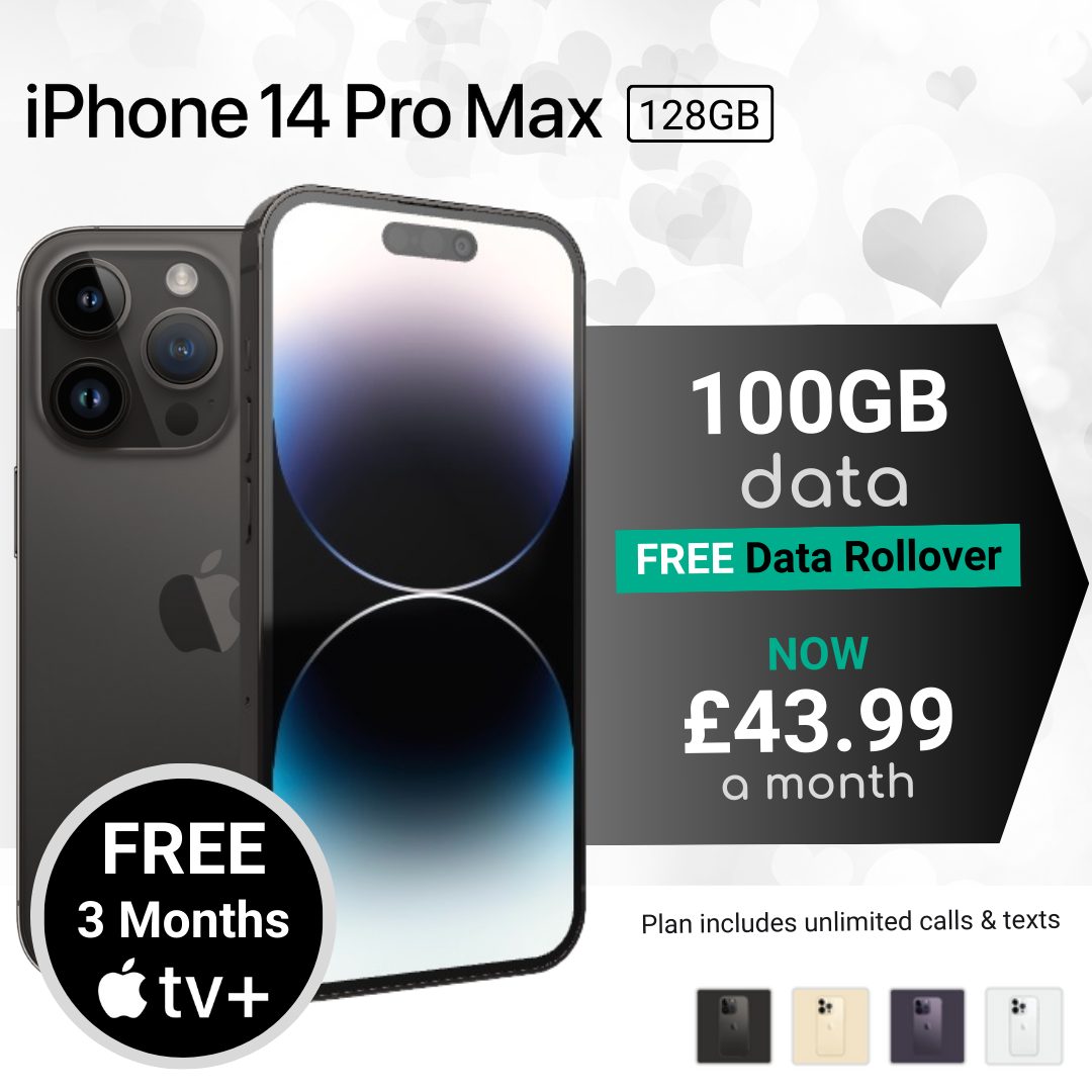 iPhone 14 Pro Max best deals with 100GB data every month