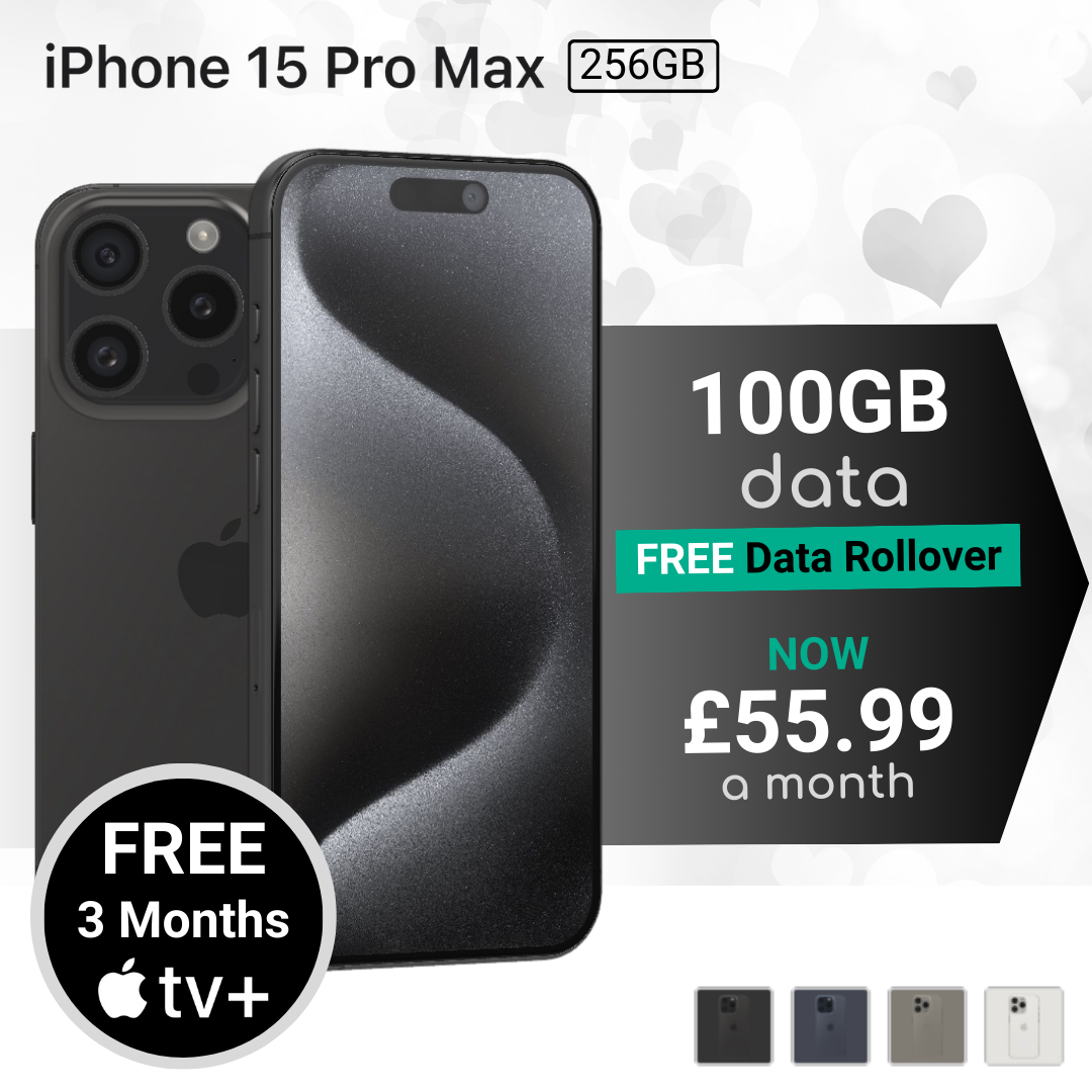 Enjoy 100GB data every month with the best iPhone 15 Pro Max deals