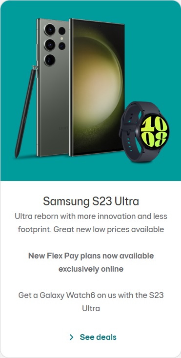 EE Samsung Galaxy S23 Ultra Deals