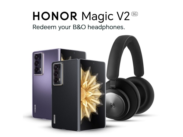 Claim free Bang and Olufsen Headphone with HONOR Magic V2 deals