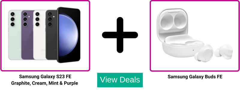 Free Galaxy Buds FE with Samsung S23 FE deals