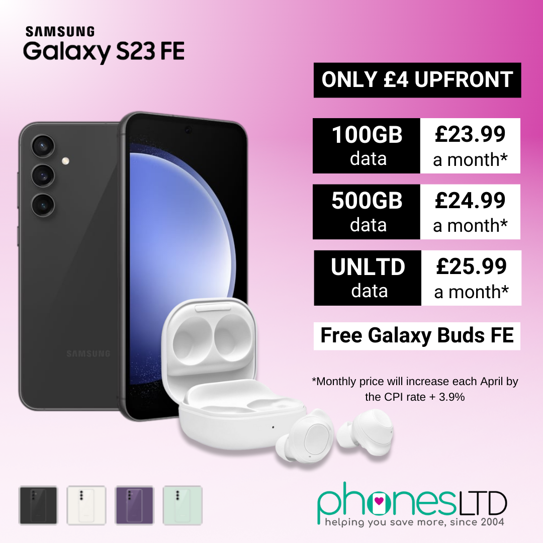 Free Galaxy Buds FE with Samsung S23 FE Deals