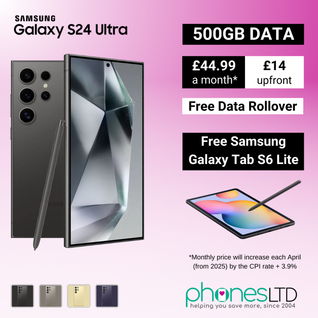 Samsung Galaxy S24 Ultra Deals with Free Galaxy Tab S6 Lite
